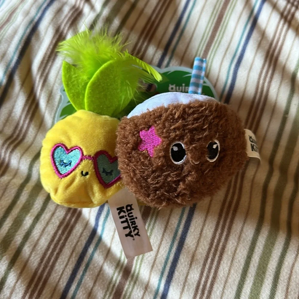 Quirky Kitty Purrfect Pina Colada Catnip Cat Toys